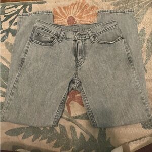 Levi's Men's Straight Jeans in Light Gray